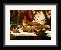 The Supper at Emmaus, Detail 1601 Fine Art Print