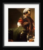 The Supper at Emmaus, Detail 1601 (two men) Fine Art Print