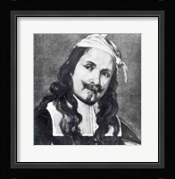 Self-portrait - grayscale Fine Art Print