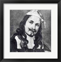 Self-portrait - grayscale Fine Art Print