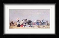 Beach Scene, Trouville, 1873 Fine Art Print