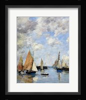 The Jetty at High Tide, Trouville Fine Art Print