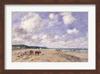The Beach at Tourgeville, 1893 Fine Art Print