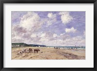 The Beach at Tourgeville, 1893 Fine Art Print
