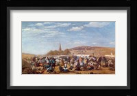 The Manet Family picnicking, 1866 Fine Art Print