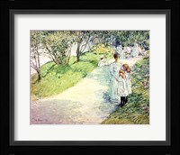 Promenaders in the garden, 1898 Fine Art Print