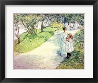 Promenaders in the garden, 1898 Fine Art Print