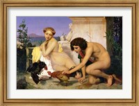 Young Greeks Encouraging Cocks to Fight, 1846 Fine Art Print