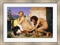 Young Greeks Encouraging Cocks to Fight, 1846 Fine Art Print