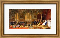 The Reception of Siamese Ambassadors by Emperor Napoleon III Fine Art Print