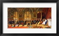The Reception of Siamese Ambassadors by Emperor Napoleon III Fine Art Print