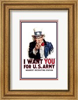 Uncle Sam  - I Want You Fine Art Print