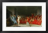 Phryne Before the Jury, 1861 Fine Art Print