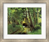 The Little Bridge, Pontoise, 1875 Fine Art Print