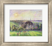 The Church and Farm of Eragny, 1895 Fine Art Print