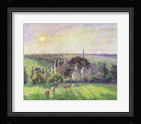 The Church and Farm of Eragny, 1895 Fine Art Print