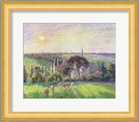 The Church and Farm of Eragny, 1895 Fine Art Print