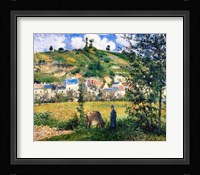Landscape at Chaponval, 1880 Fine Art Print