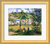 Landscape at Chaponval, 1880 Fine Art Print