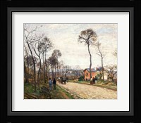 The Road from Louveciennes, 1870 Fine Art Print