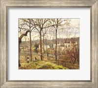 Winter Landscape at Louveciennes, c.1870 Fine Art Print