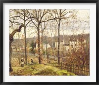 Winter Landscape at Louveciennes, c.1870 Fine Art Print