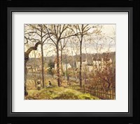 Winter Landscape at Louveciennes, c.1870 Fine Art Print