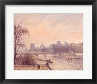 The Seine and the Louvre, 1903 Fine Art Print