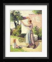 Woman Hanging up the Washing, 1887 Fine Art Print