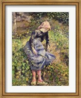 Girl with a Stick, 1881 Fine Art Print