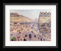 The Avenue de L'Opera, Paris, Sunlight, Winter Morning, c.1880 Fine Art Print