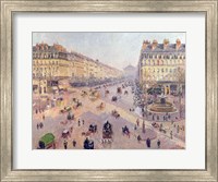 The Avenue de L'Opera, Paris, Sunlight, Winter Morning, c.1880 Fine Art Print