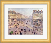 The Avenue de L'Opera, Paris, Sunlight, Winter Morning, c.1880 Fine Art Print