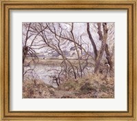 The Banks of the Oise, near Pontoise, Cloudy Weather, 1878 Fine Art Print