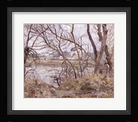 The Banks of the Oise, near Pontoise, Cloudy Weather, 1878 Fine Art Print