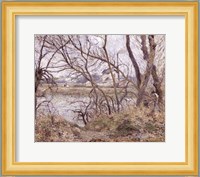 The Banks of the Oise, near Pontoise, Cloudy Weather, 1878 Fine Art Print