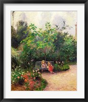 A Corner of the Garden at the Hermitage, Pontoise, 1877 Fine Art Print