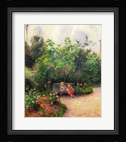 A Corner of the Garden at the Hermitage, Pontoise, 1877 Fine Art Print
