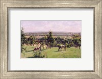 Hillside of Vesinet, Yvelines, 1871 Fine Art Print