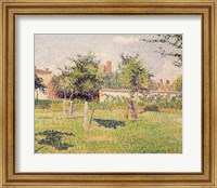 Woman in the Meadow at Eragny, Spring, 1887 Fine Art Print