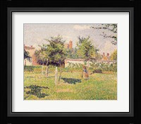 Woman in the Meadow at Eragny, Spring, 1887 Fine Art Print