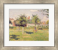 Woman in the Meadow at Eragny, Spring, 1887 Fine Art Print