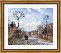 The Road to Louveciennes, 1872 Fine Art Print