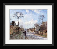 The Road to Louveciennes, 1872 Fine Art Print