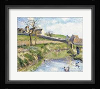 The Farm at Osny, 1883 Fine Art Print