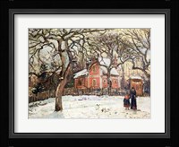 Chestnut Trees at Louveciennes, c.1871-2 Fine Art Print