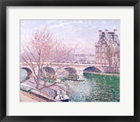 The Pont-Royal and the Pavillon de Flore, 1903 Fine Art Print