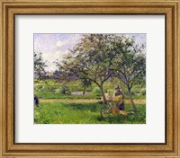The Wheelbarrow, Orchard, c.1881 Fine Art Print