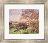 Autumn morning at Eragny, 1897 Fine Art Print