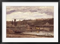 Ferry at Varenne-Saint-Hilaire, 1864 Fine Art Print
